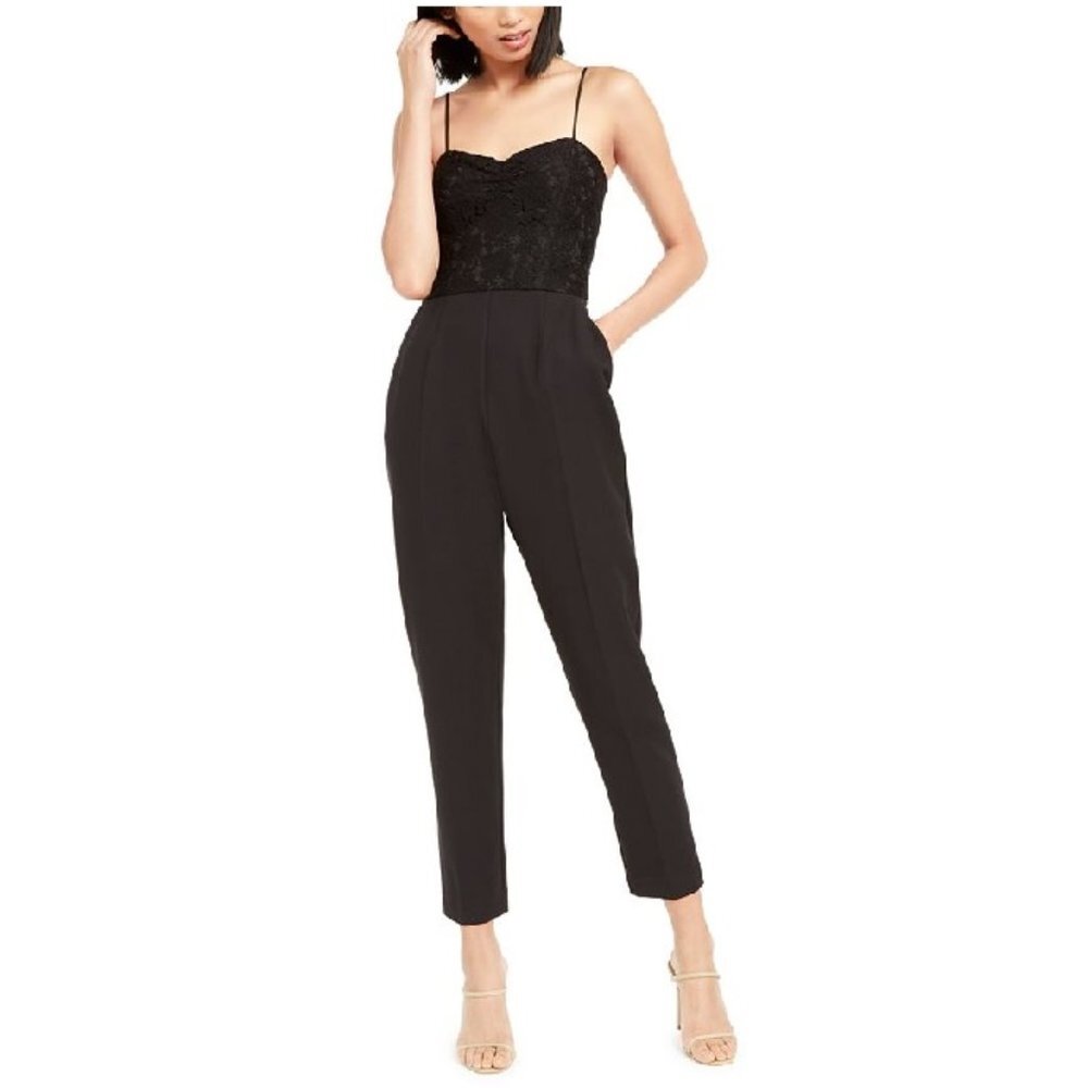 Leyden Lace Bustier Jumpsuit